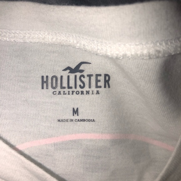 hollister white long sleeve - Picture 3 of 3